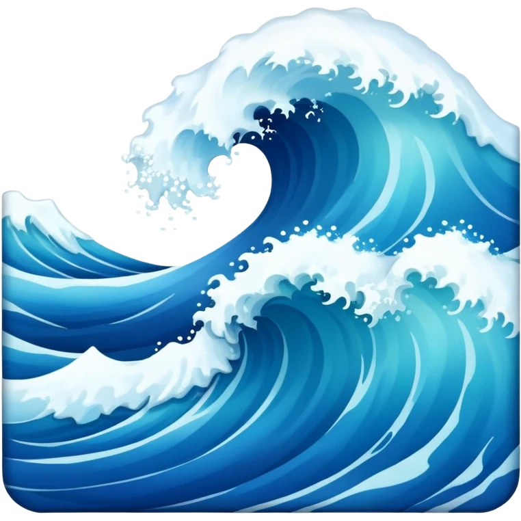 ocean wave emoji