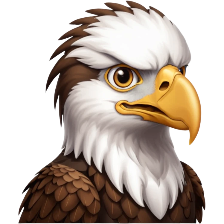 eagle with shirt emoji