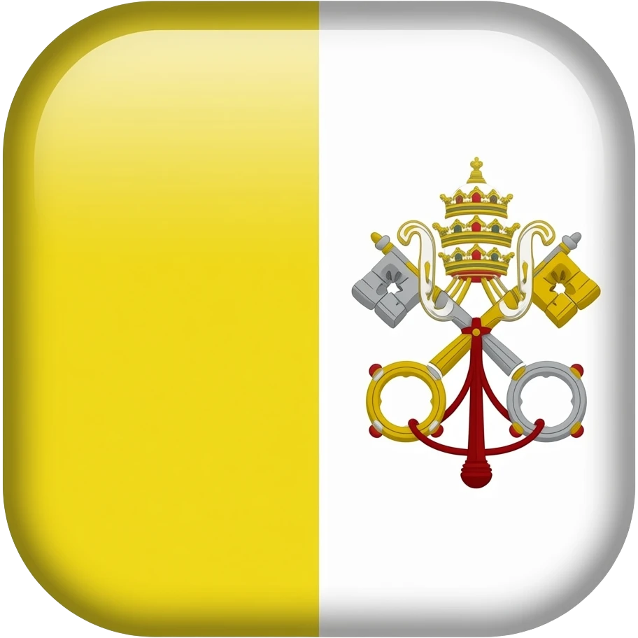 BANDEIRA DO VATICANO emoji