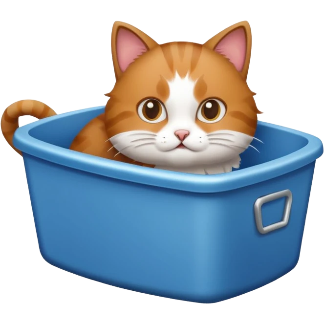 Cat pooping emoji