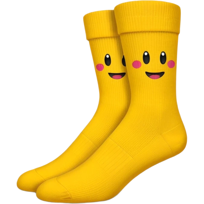 calcetines: amarillos emoji