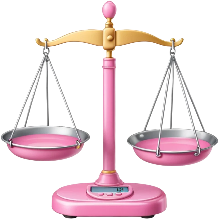 pink Balance Scale Emoji emoji