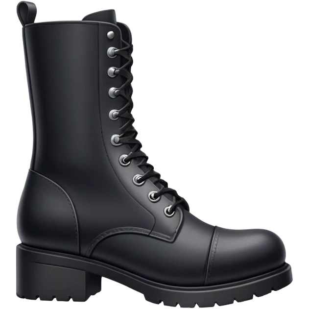 Black boots emoji