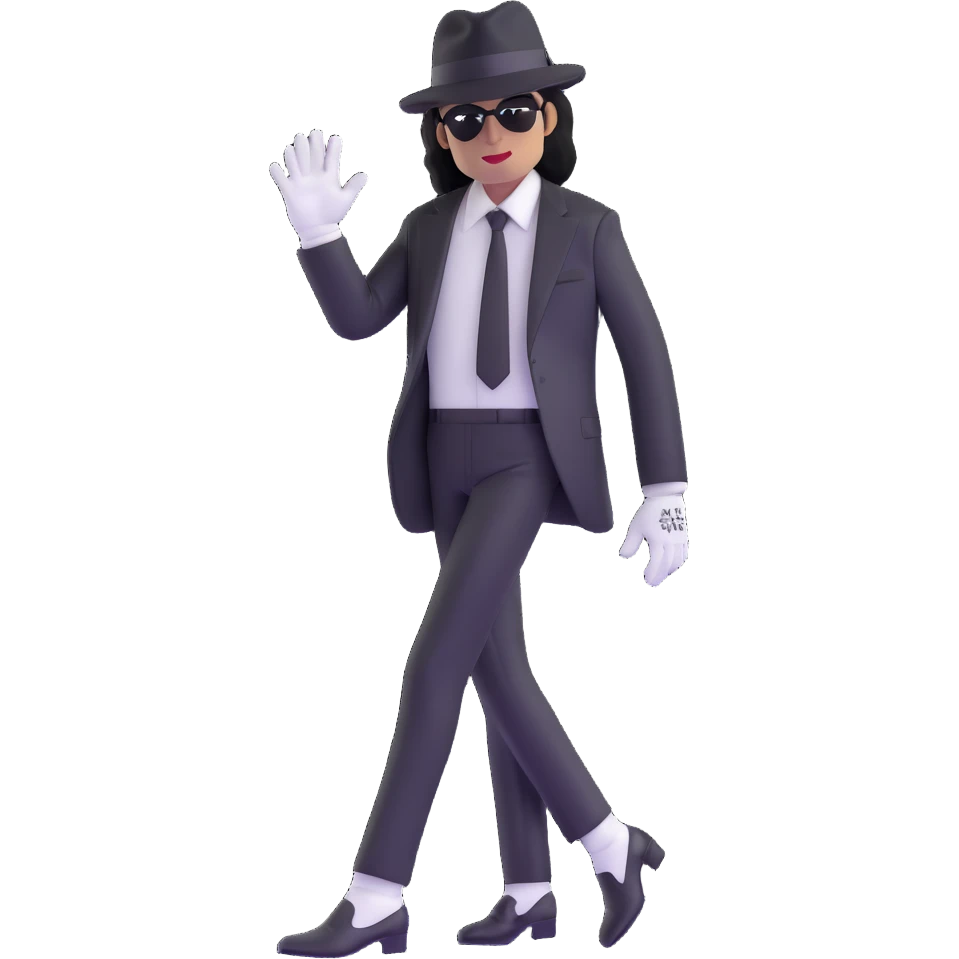 Michael Jackson iconic look emoji