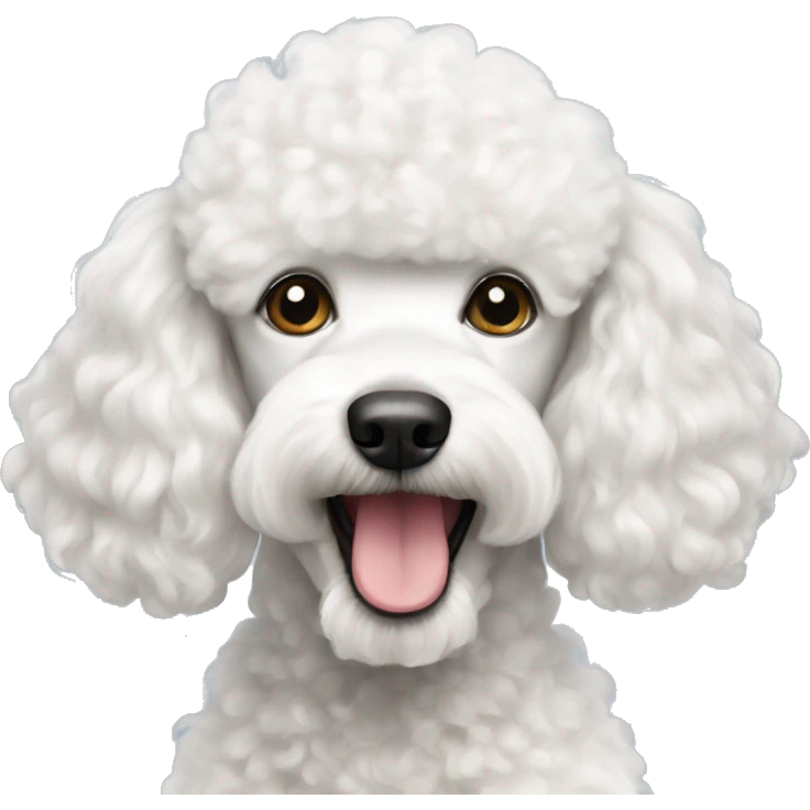 White poodle emoji