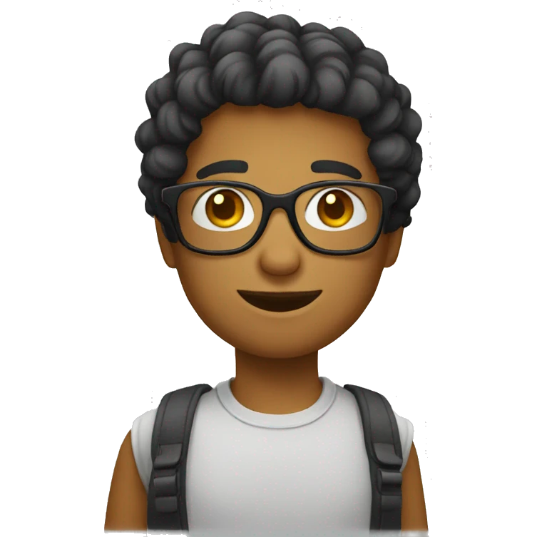 Emoji avec lunettes  emoji