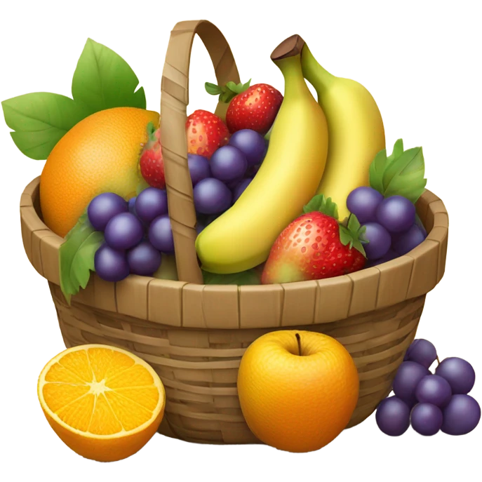 Fruit basket
 emoji