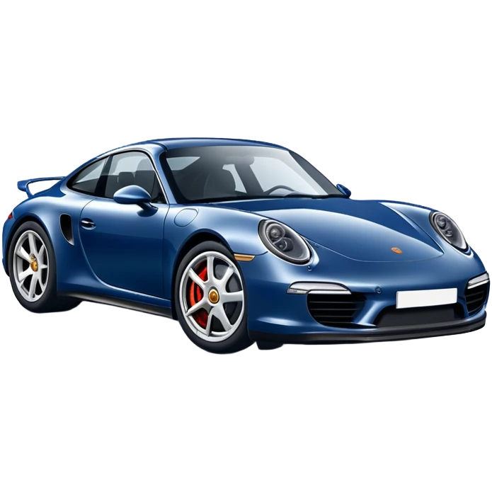 Navy blue porsche  emoji