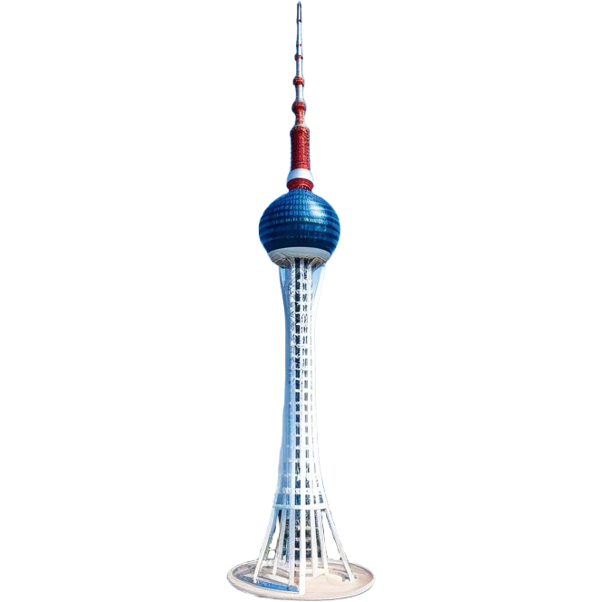 ​Cinematic Realistic N Seoul Tower, depicted in brilliant daylight as a slender, single-column tower rising from a modern cityscape, crowned by a sleek cylindrical observation deck offering panoramic views over Seoul, with crisp glass and steel surfaces reflecting clear blue skies and subtle architectural details that capture its futuristic elegance, emoji