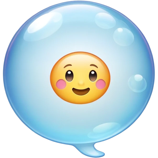 think bubble clear emoji