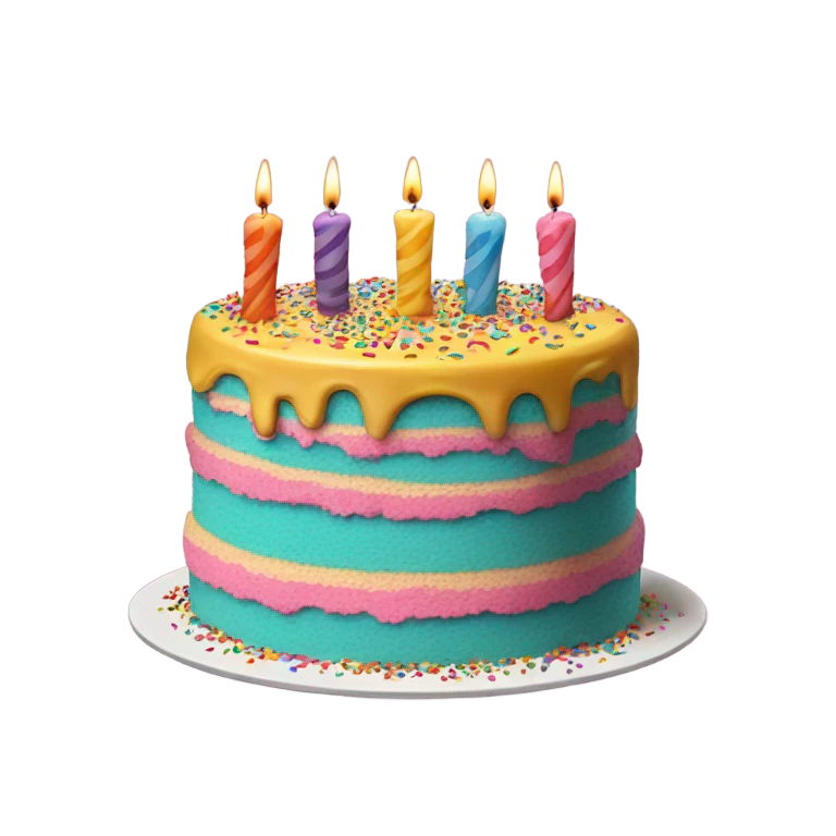 Birthday cake emoji