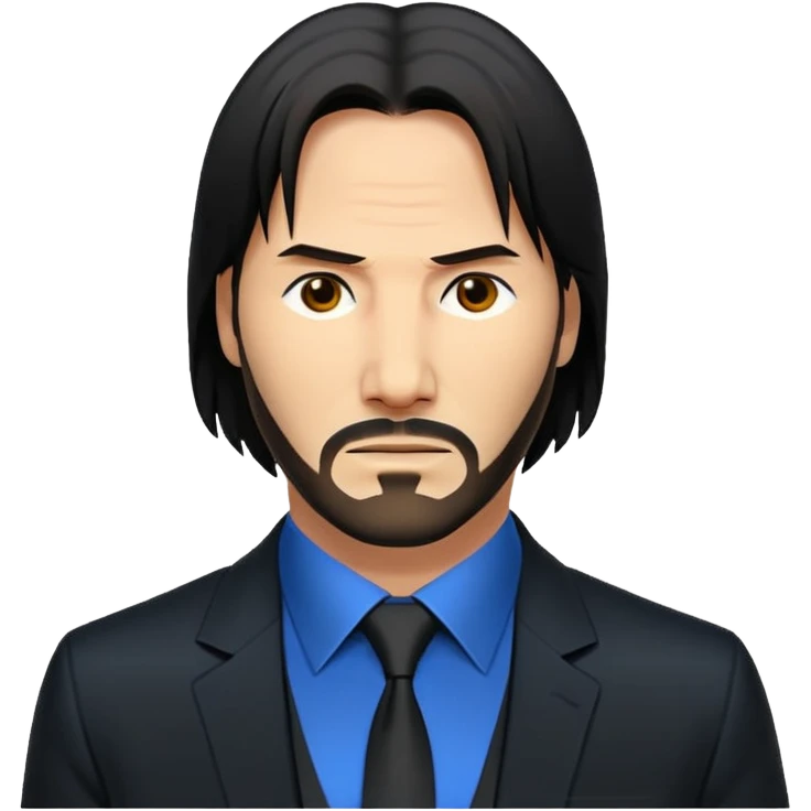 Masculinity John wick emoji size 100x100 pixel emoji