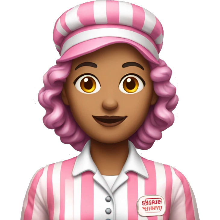 Female candy striper  emoji