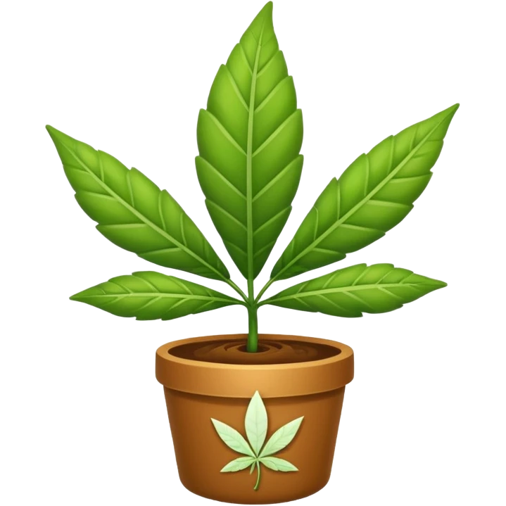 dancing pot leaf emoji