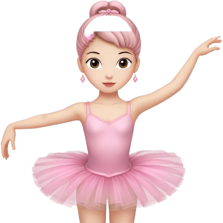 Make a ballerina Nutcracker pink emoji