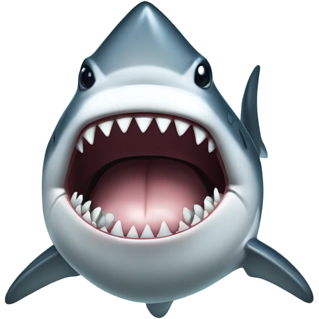 Shark with diamond grill emoji