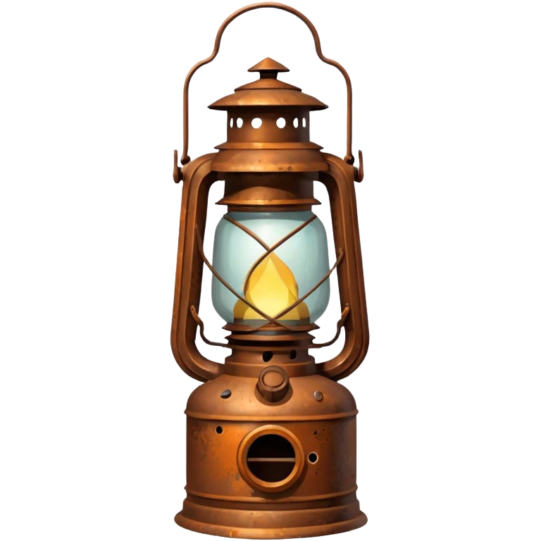 old lantern emoji