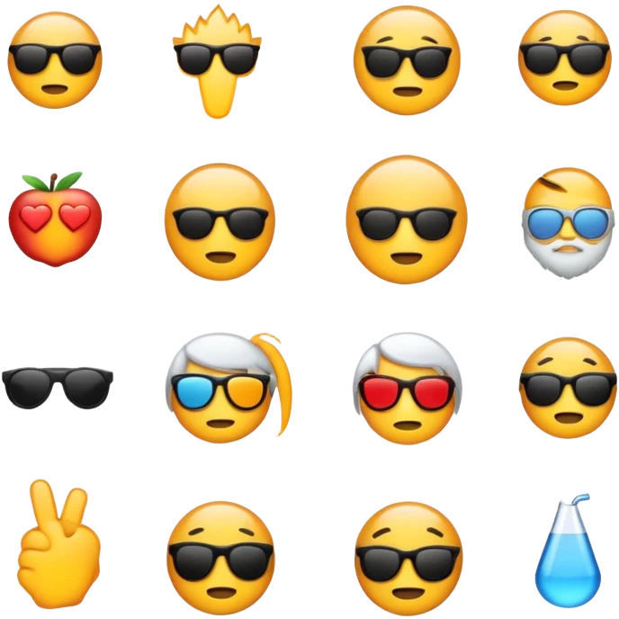 Cool style emoji