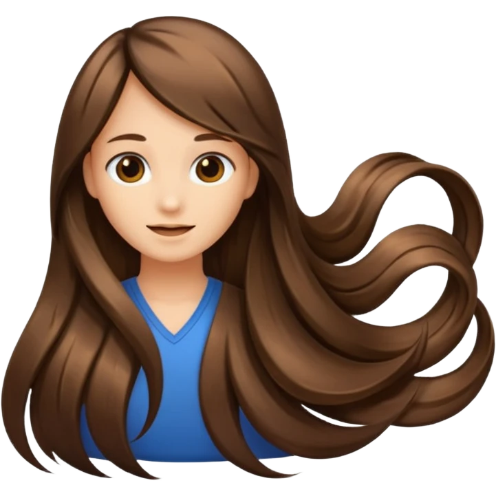 Hair extensions emoji