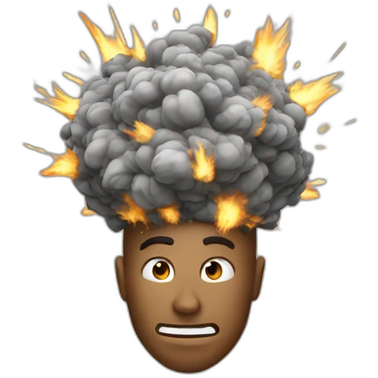 exploding head emoji