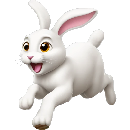 Bunny running  emoji
