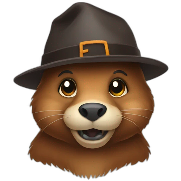halloween beaver emoji
