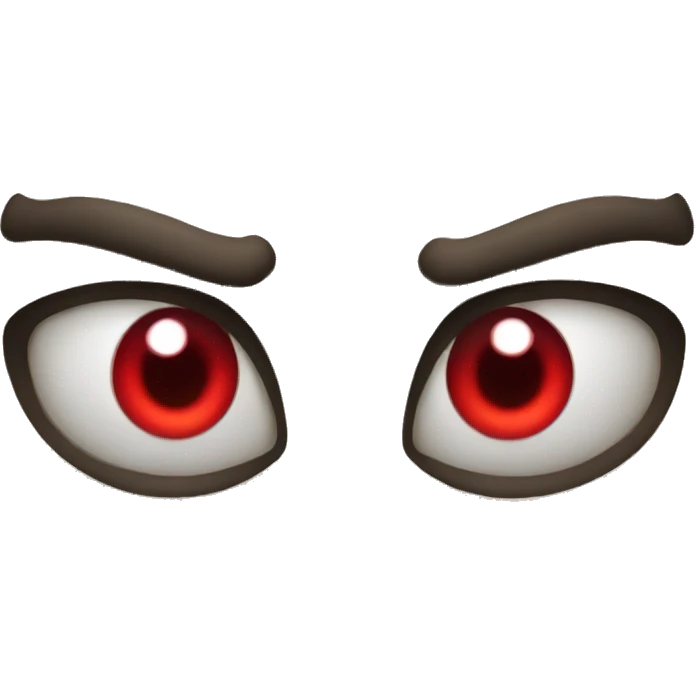 demon with red eyes emoji