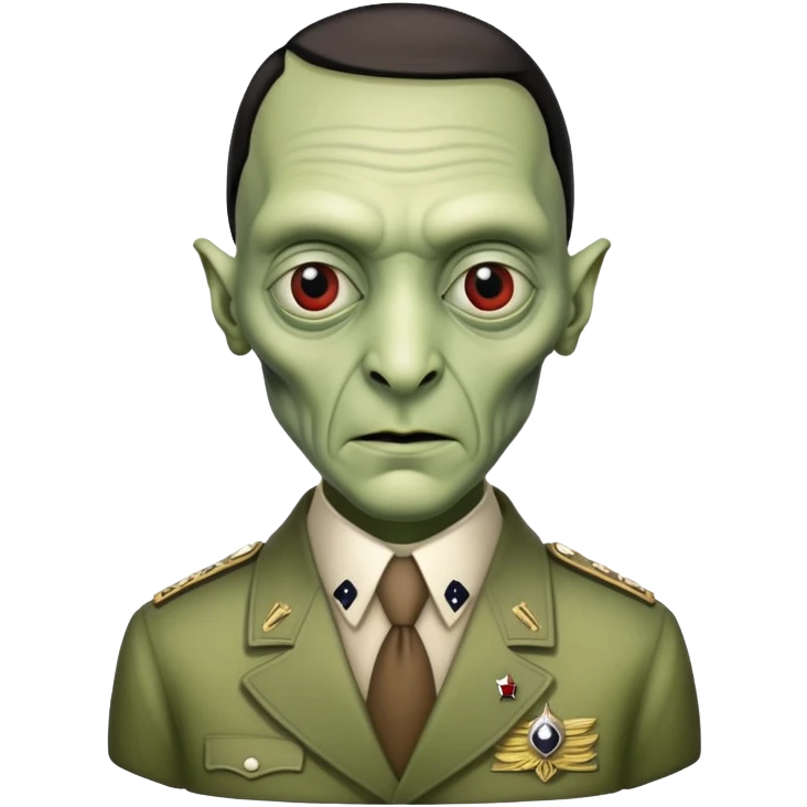 Alien Reptiloid-Adolf Hitler emoji