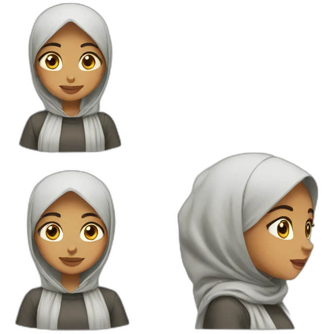 hijab girl emoji