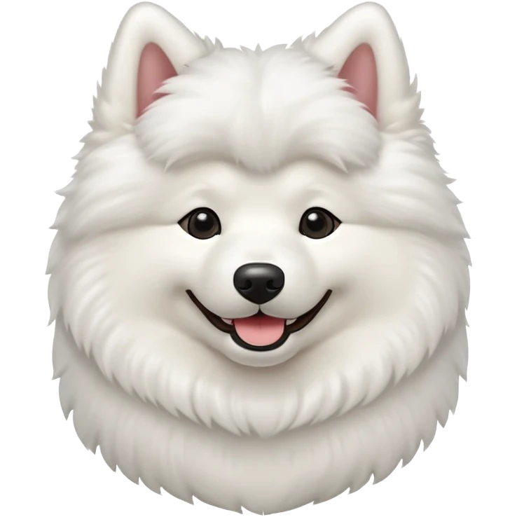 Samoyed dog emoji