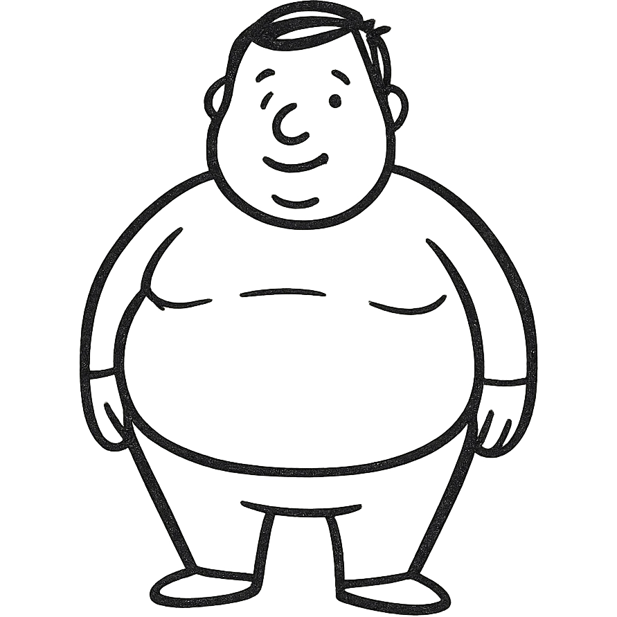 fat man emoji