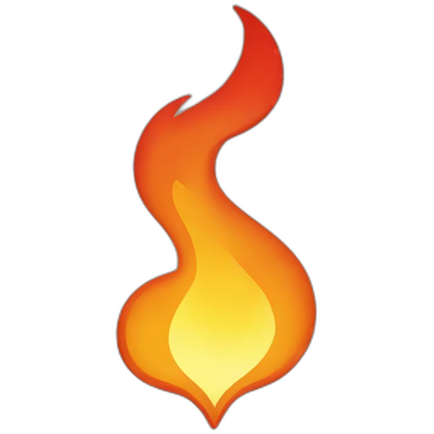 Github Logo with fire emoji