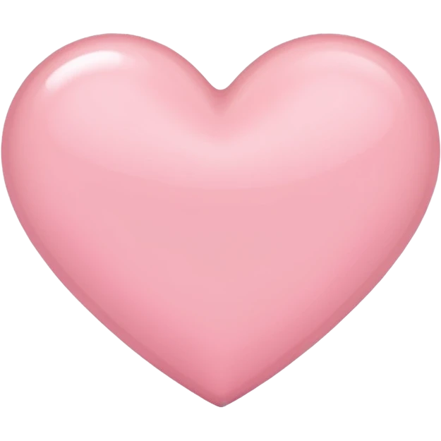 Imagine light pink heart emoji