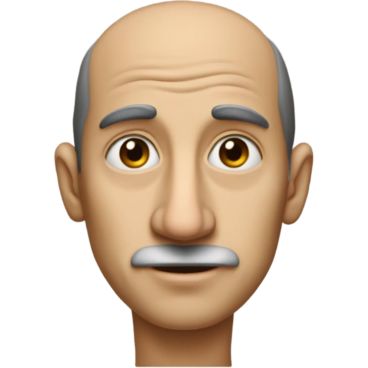 Guy with face like a rat emoji