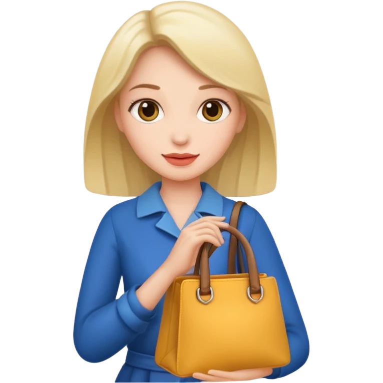 woman with bag emoji