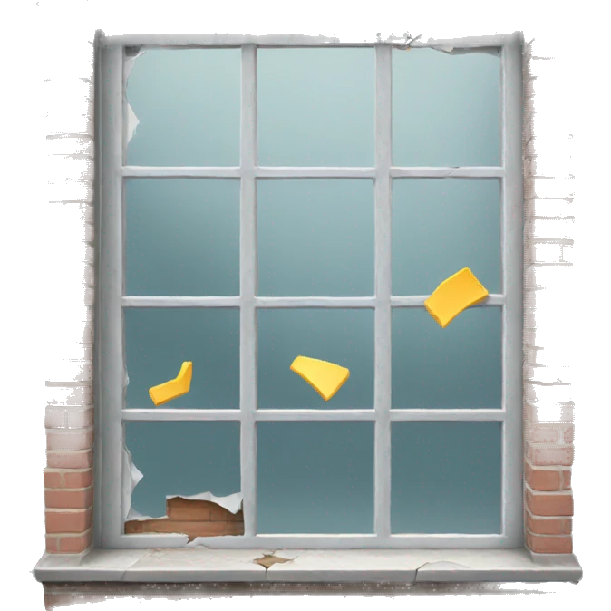 broken window emoji