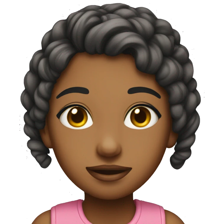 That girl cute emoji
