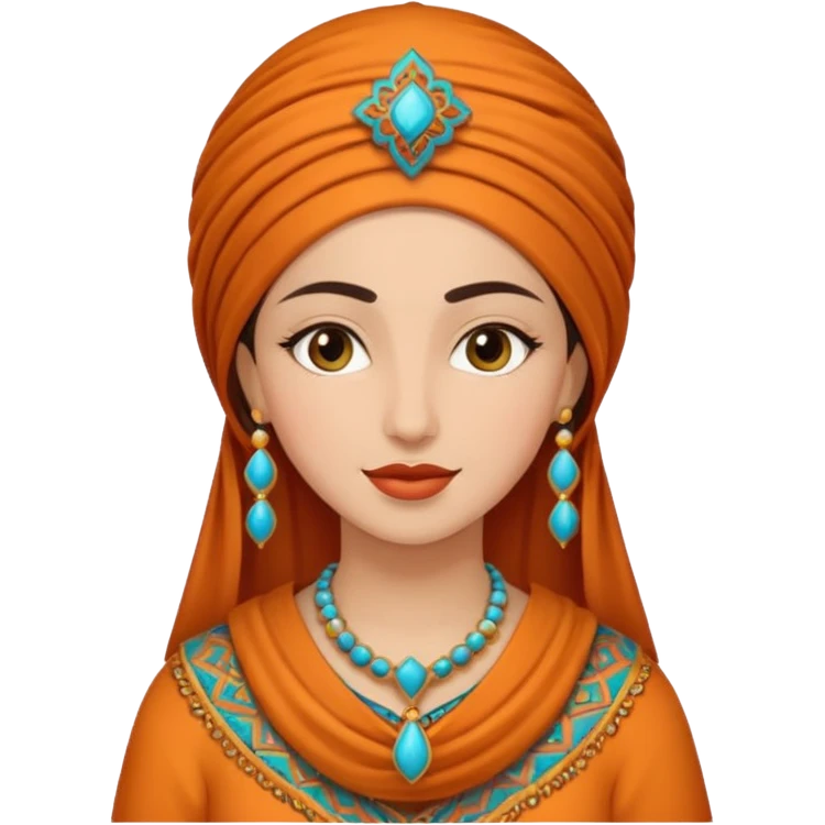 woman in moroccan culture style emoji