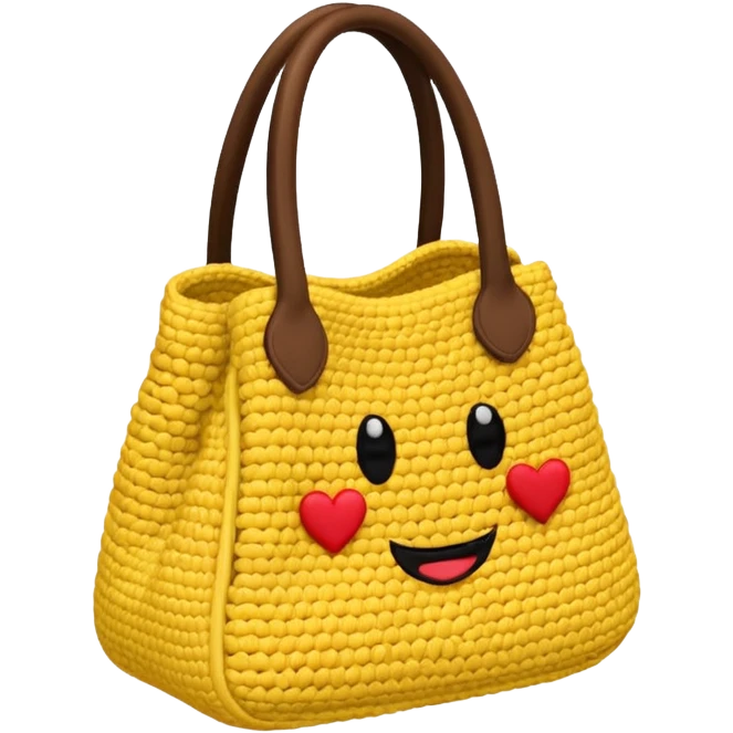 crochet bag emoji