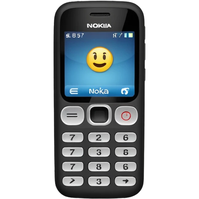 Celular nokia emoji