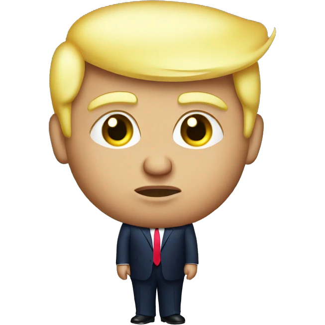 Trump with a baby bump  emoji