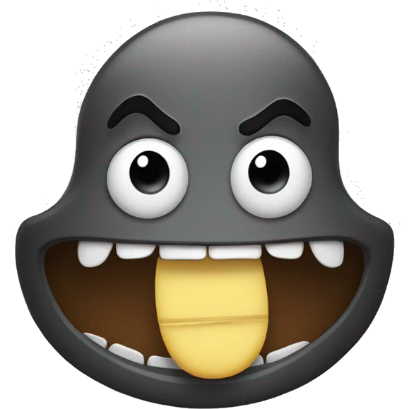 grimacing face emoji with one finger on the teeth  emoji