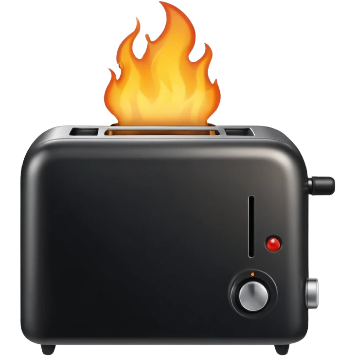 burning toaster emoji