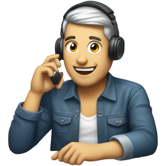Phone scammer emoji