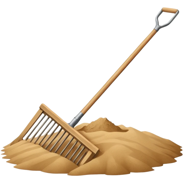 sand rake emoji