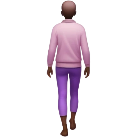A small figure walks back across a foggy bridge, holding soft pink and purple orbs in each hand—symbolizing compassion and forgiveness. A gentle heart aura trails behind them, showing healing in motion. emoji