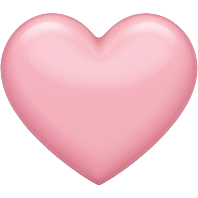 Light pink heart emoji