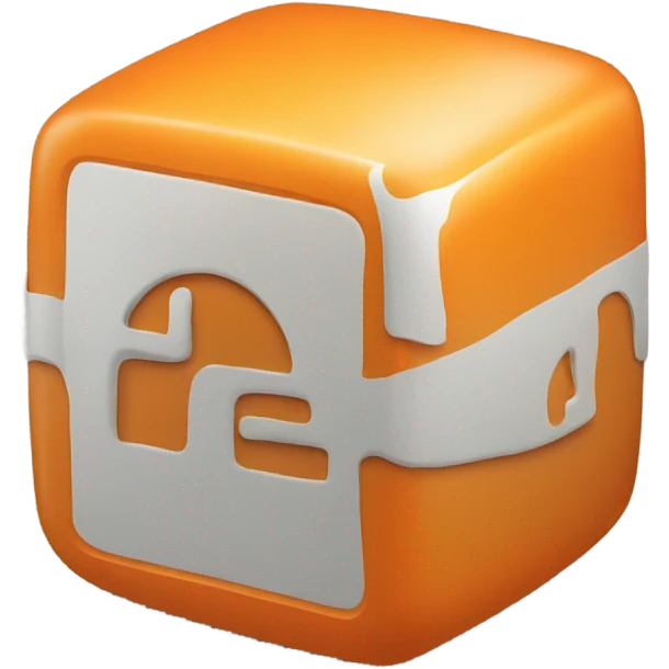 Orange box  emoji