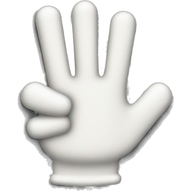 a white glove thumbs up. make it a fancy glove with texture though for its obvious that its a glove emoji