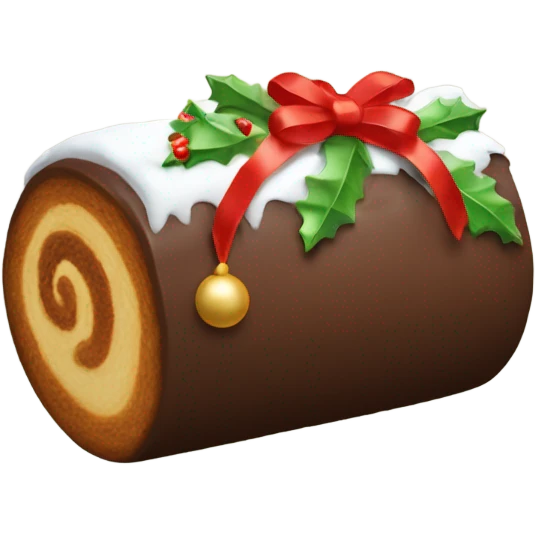 Buche de Noel  emoji